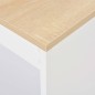 vidaXL Bartisch mit Regal Weiß 110x50x103 cm vidaXL Bartisch mit Regal Weiß 110x50x103 cm