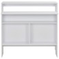 vidaXL Bartisch mit 2 Tischplatten Weiß 130x40x120 cm vidaXL Bartisch mit 2 Tischplatten Weiß 130x40x120 cm