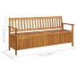 vidaXL Gartenbank mit Stauraum 170 cm Massivholz Akazie vidaXL Gartenbank mit Stauraum 170 cm Massivholz Akazie
