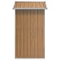 vidaXL Geräteschuppen Braun 126x97,5x177 cm Verzinkter Stahl vidaXL Geräteschuppen Braun 126x97,5x177 cm Verzinkter Stahl