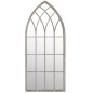 vidaXL Gartenspiegel Sand 100x45 cm Eisen vidaXL Gartenspiegel Sand 100x45 cm Eisen