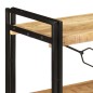 vidaXL Bücherregal 3 Fächer 140x30x80 cm Mango Massivholz vidaXL Bücherregal 3 Fächer 140x30x80 cm Mango Massivholz