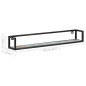 vidaXL Wandregale 2 Stk. 120 cm Altholz Massiv vidaXL Wandregale 2 Stk. 120 cm Altholz Massiv