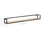 vidaXL Wandregale 2 Stk. 160 cm Raues Mangoholz vidaXL Wandregale 2 Stk. 160 cm Raues Mangoholz
