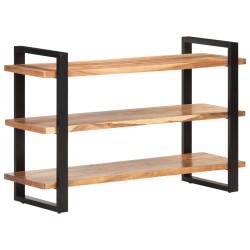 vidaXL Sideboard mit 3 Regalböden 120x40x75 cm Akazie Massivholz