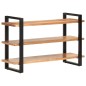 vidaXL Sideboard mit 3 Regalböden 120x40x75 cm Akazie Massivholz vidaXL Sideboard mit 3 Regalböden 120x40x75 cm Akazie Massivholz