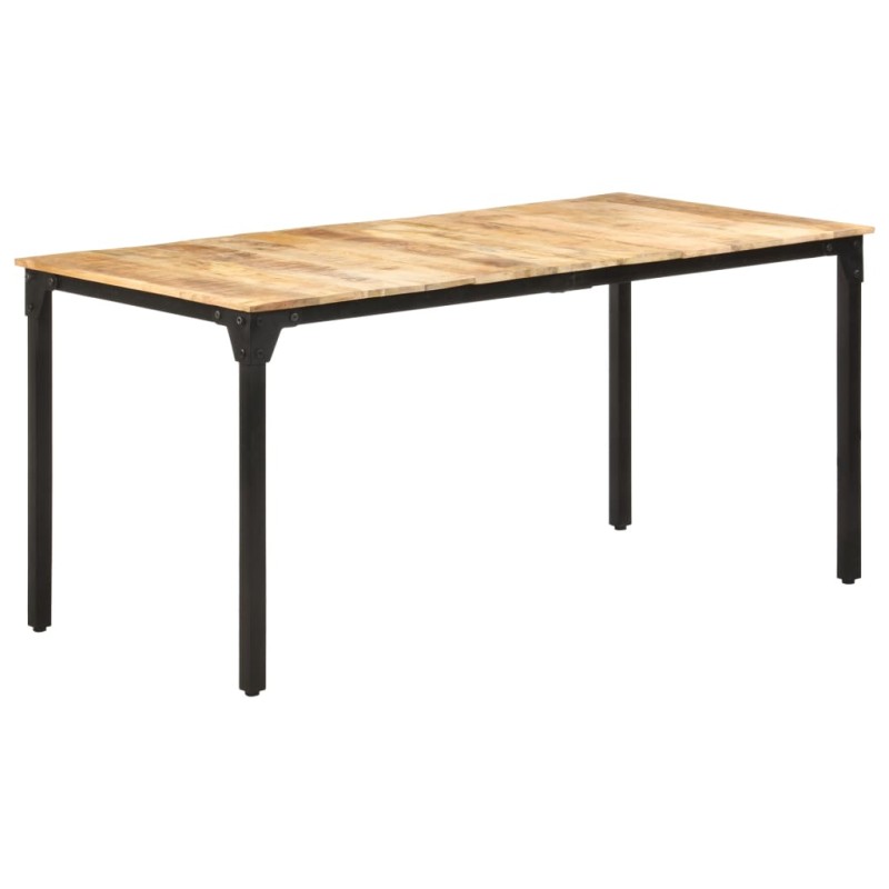 vidaXL Esstisch 160x80x76 cm Raues Mangoholz vidaXL Esstisch 160x80x76 cm Raues Mangoholz