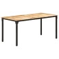 vidaXL Esstisch 160x80x76 cm Raues Mangoholz vidaXL Esstisch 160x80x76 cm Raues Mangoholz