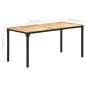 vidaXL Esstisch 160x80x76 cm Raues Mangoholz vidaXL Esstisch 160x80x76 cm Raues Mangoholz
