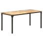vidaXL Esstisch 160x80x76 cm Raues Mangoholz vidaXL Esstisch 160x80x76 cm Raues Mangoholz