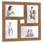 vidaXL Collage Bilderrahmen für 4x(13x18 cm) Fotos Hellbraun MDF vidaXL Collage Bilderrahmen für 4x(13x18 cm) Fotos Hellbraun MDF