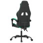 Gaming-Stuhl Drehbar Schwarz und Grün Kunstleder Gaming-Stuhl Drehbar Schwarz und Grün Kunstleder