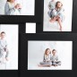 vidaXL Collage Bilderrahmen für 4x(10x15 cm) Fotos Schwarz MDF vidaXL Collage Bilderrahmen für 4x(10x15 cm) Fotos Schwarz MDF