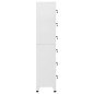 vidaXL Schließfachschrank Hellgrau 38x40x180 cm Stahl vidaXL Schließfachschrank Hellgrau 38x40x180 cm Stahl