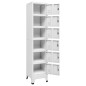 vidaXL Schließfachschrank Hellgrau 38x40x180 cm Stahl vidaXL Schließfachschrank Hellgrau 38x40x180 cm Stahl