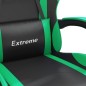 Gaming-Stuhl Drehbar Schwarz und Grün Kunstleder Gaming-Stuhl Drehbar Schwarz und Grün Kunstleder