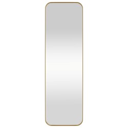 vidaXL Wandspiegel Golden 30x100 cm Rechteckig