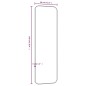vidaXL Wandspiegel Golden 30x100 cm Rechteckig vidaXL Wandspiegel Golden 30x100 cm Rechteckig