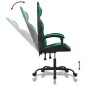 Gaming-Stuhl Drehbar Schwarz und Grün Kunstleder Gaming-Stuhl Drehbar Schwarz und Grün Kunstleder