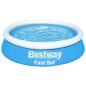 Bestway Fast Set Pool Aufblasbar Rund 183x51 cm Blau Bestway Fast Set Pool Aufblasbar Rund 183x51 cm Blau