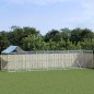vidaXL Outdoor-Hundezwinger mit Dach Silbern 10x2x2,5 m Stahl Verzinkt vidaXL Outdoor-Hundezwinger mit Dach Silbern 10x2x2,5 m Stahl Verzinkt