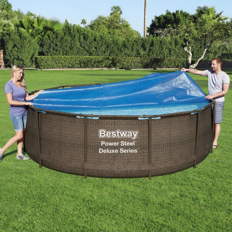 Bestway Pool-Solarabdeckplane Flowclear 356 cm Bestway Pool-Solarabdeckplane Flowclear 356 cm