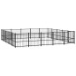 vidaXL Outdoor-Hundezwinger Stahl 23,52 m² vidaXL Outdoor-Hundezwinger Stahl 23,52 m²