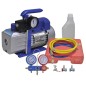 vidaXL Vakuumpumpe Einstufig mit 2-Wege-Verteiler-Manometer Set vidaXL Vakuumpumpe Einstufig mit 2-Wege-Verteiler-Manometer Set
