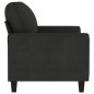 vidaXL 2-Sitzer-Sofa Schwarz 120 cm Stoff vidaXL 2-Sitzer-Sofa Schwarz 120 cm Stoff