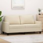 vidaXL 2-Sitzer-Sofa Creme 140 cm Stoff vidaXL 2-Sitzer-Sofa Creme 140 cm Stoff