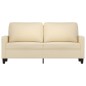 vidaXL 2-Sitzer-Sofa Creme 140 cm Stoff vidaXL 2-Sitzer-Sofa Creme 140 cm Stoff