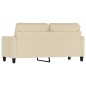 vidaXL 2-Sitzer-Sofa Creme 140 cm Stoff vidaXL 2-Sitzer-Sofa Creme 140 cm Stoff
