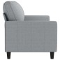 vidaXL 3-Sitzer-Sofa Hellgrau 180 cm Stoff vidaXL 3-Sitzer-Sofa Hellgrau 180 cm Stoff