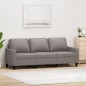 vidaXL 3-Sitzer-Sofa Taupe 180 cm Stoff vidaXL 3-Sitzer-Sofa Taupe 180 cm Stoff
