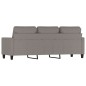 vidaXL 3-Sitzer-Sofa Taupe 180 cm Stoff vidaXL 3-Sitzer-Sofa Taupe 180 cm Stoff