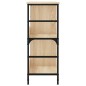 vidaXL Bücherregal Sonoma-Eiche 78,5x33x82 cm Holzwerkstoff vidaXL Bücherregal Sonoma-Eiche 78,5x33x82 cm Holzwerkstoff