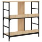 vidaXL Bücherregal Sonoma-Eiche 78,5x33x82 cm Holzwerkstoff vidaXL Bücherregal Sonoma-Eiche 78,5x33x82 cm Holzwerkstoff