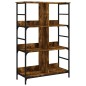 vidaXL Bücherregal Räuchereiche 78,5x33x117,5 cm Holzwerkstoff vidaXL Bücherregal Räuchereiche 78,5x33x117,5 cm Holzwerkstoff