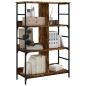 vidaXL Bücherregal Räuchereiche 78,5x33x117,5 cm Holzwerkstoff vidaXL Bücherregal Räuchereiche 78,5x33x117,5 cm Holzwerkstoff
