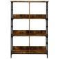 vidaXL Bücherregal Räuchereiche 78,5x33x117,5 cm Holzwerkstoff vidaXL Bücherregal Räuchereiche 78,5x33x117,5 cm Holzwerkstoff