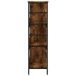 vidaXL Bücherregal Räuchereiche 78,5x33x117,5 cm Holzwerkstoff vidaXL Bücherregal Räuchereiche 78,5x33x117,5 cm Holzwerkstoff