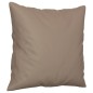 Zierkissen 2 Stk. Taupe 40x40 cm Mikrofasergewebe Zierkissen 2 Stk. Taupe 40x40 cm Mikrofasergewebe