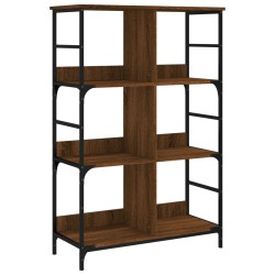 vidaXL Bücherregal Braun Eichen-Optik 78,5x33x117,5 cm Holzwerkstoff