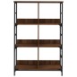 vidaXL Bücherregal Braun Eichen-Optik 78,5x33x117,5 cm Holzwerkstoff vidaXL Bücherregal Braun Eichen-Optik 78,5x33x117,5 cm Holzwerkstoff