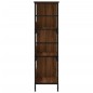 vidaXL Bücherregal Braun Eichen-Optik 78,5x33x117,5 cm Holzwerkstoff vidaXL Bücherregal Braun Eichen-Optik 78,5x33x117,5 cm Holzwerkstoff