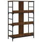 vidaXL Bücherregal Braun Eichen-Optik 78,5x33x117,5 cm Holzwerkstoff vidaXL Bücherregal Braun Eichen-Optik 78,5x33x117,5 cm Holzwerkstoff