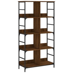 vidaXL Bücherregal Braun Eichen-Optik 78,5x33x153 cm Holzwerkstoff