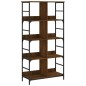 vidaXL Bücherregal Braun Eichen-Optik 78,5x33x153 cm Holzwerkstoff vidaXL Bücherregal Braun Eichen-Optik 78,5x33x153 cm Holzwerkstoff