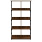 vidaXL Bücherregal Braun Eichen-Optik 78,5x33x153 cm Holzwerkstoff vidaXL Bücherregal Braun Eichen-Optik 78,5x33x153 cm Holzwerkstoff