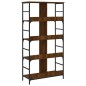 vidaXL Bücherregal Braun Eichen-Optik 78,5x33x153 cm Holzwerkstoff vidaXL Bücherregal Braun Eichen-Optik 78,5x33x153 cm Holzwerkstoff